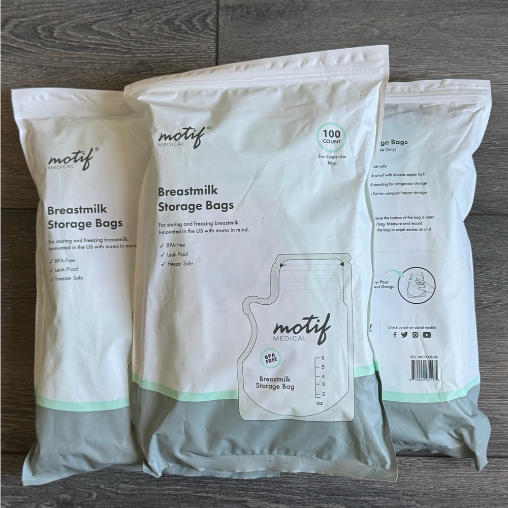 Motif Breastmilk Storage Bags